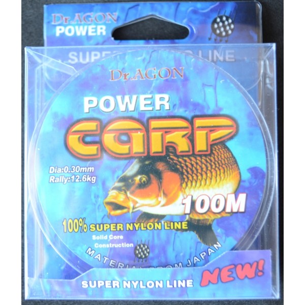Леска для рыбалки DrAGON Power Carp, 100м. , диаметр 0,30мм